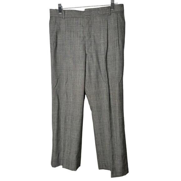 Botany 500 Mens 42R 2 Piece Suit Jacket Wool Blazer Dress Pant 32x30 Plaid Gray - Picture 5 of 14